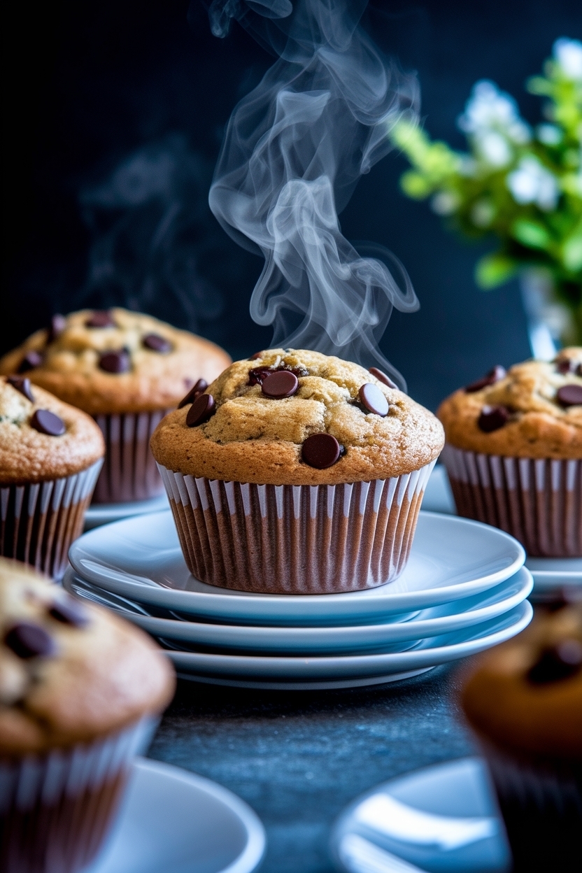 chocolate chip muffins recipe moist