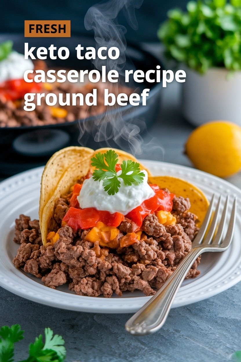 keto taco casserole recipe ground beef