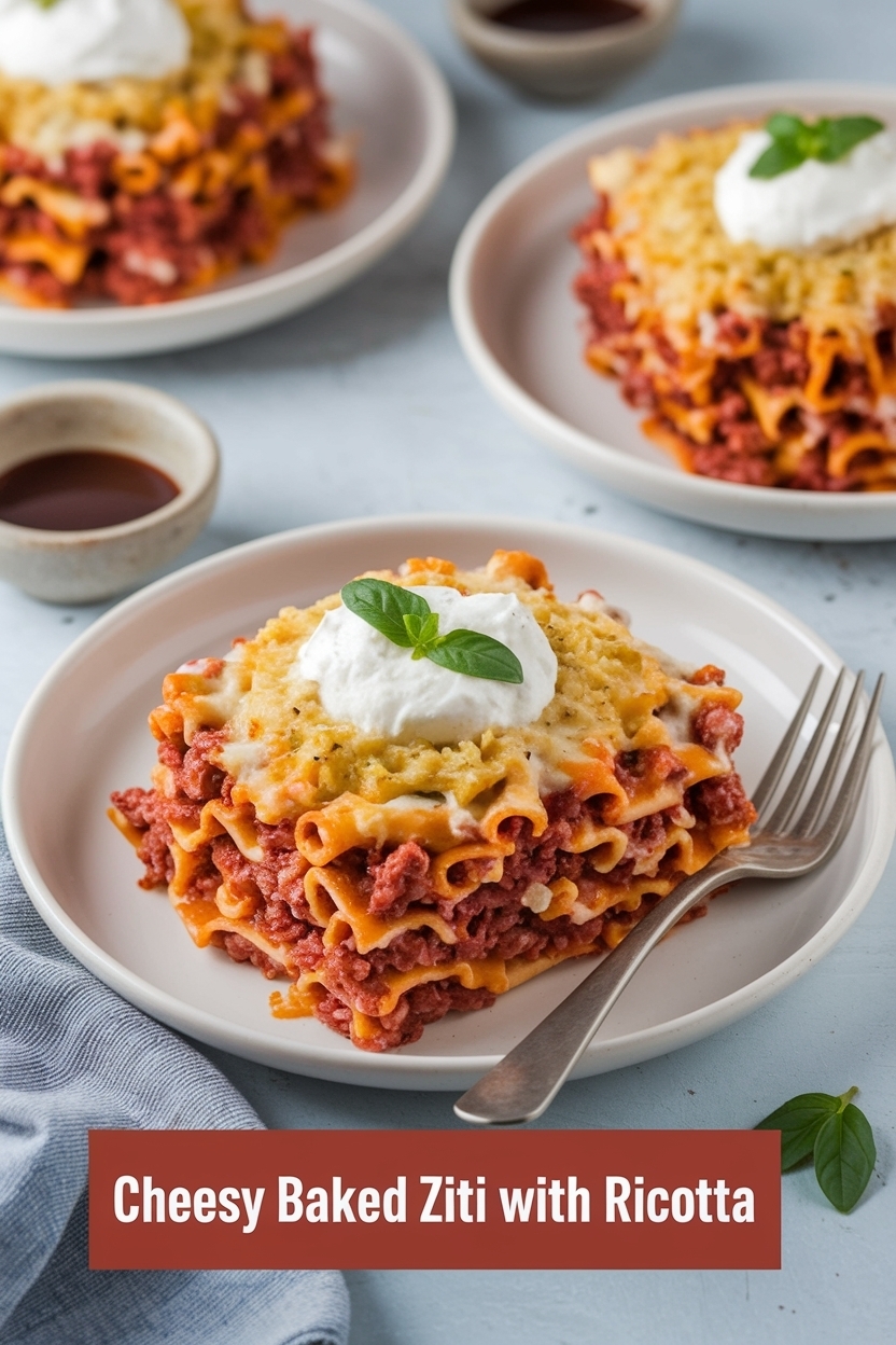 baked ziti with ricotta