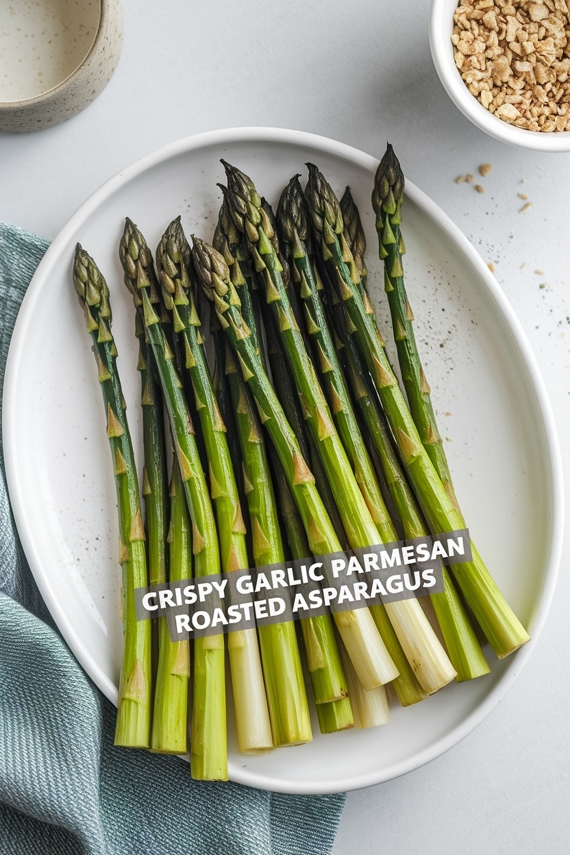 garlic parmesan roasted asparagus