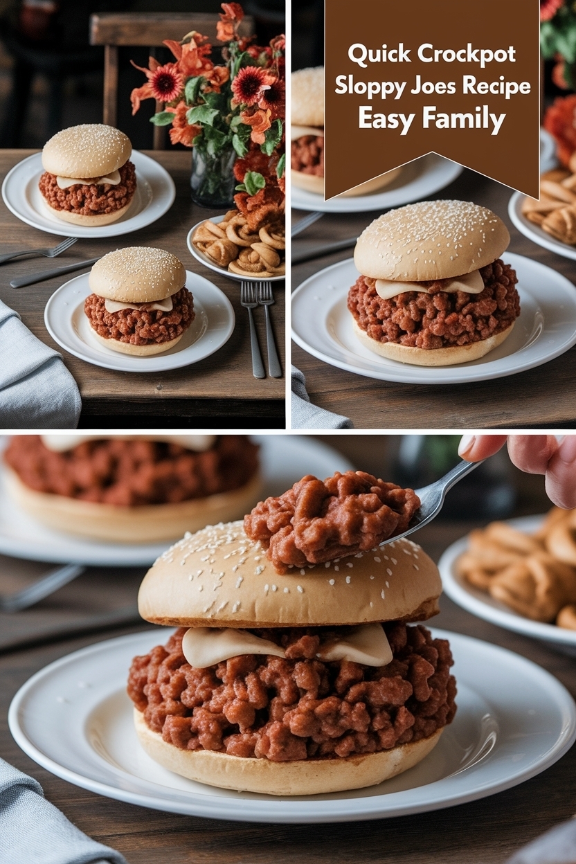crockpot sloppy joes recipe easy family - Extra Photo