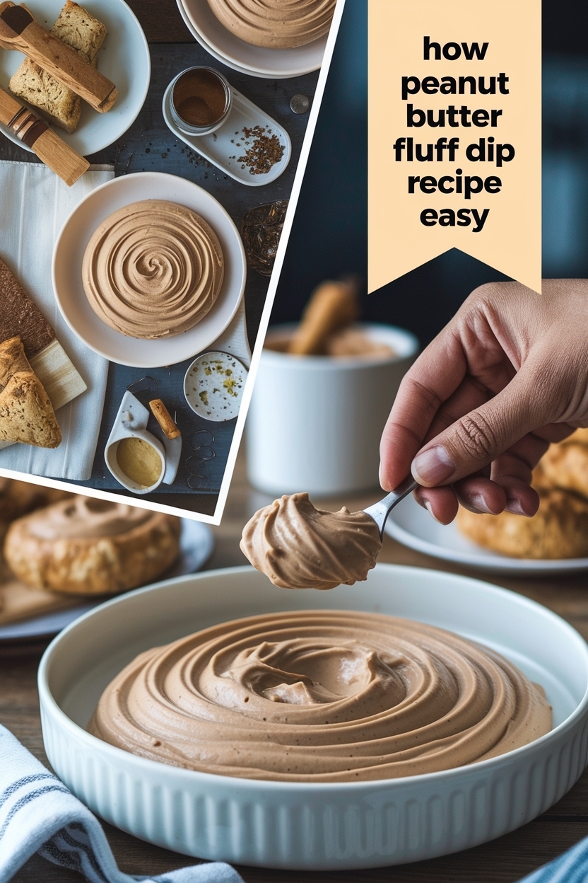 peanut butter fluff dip recipe easy