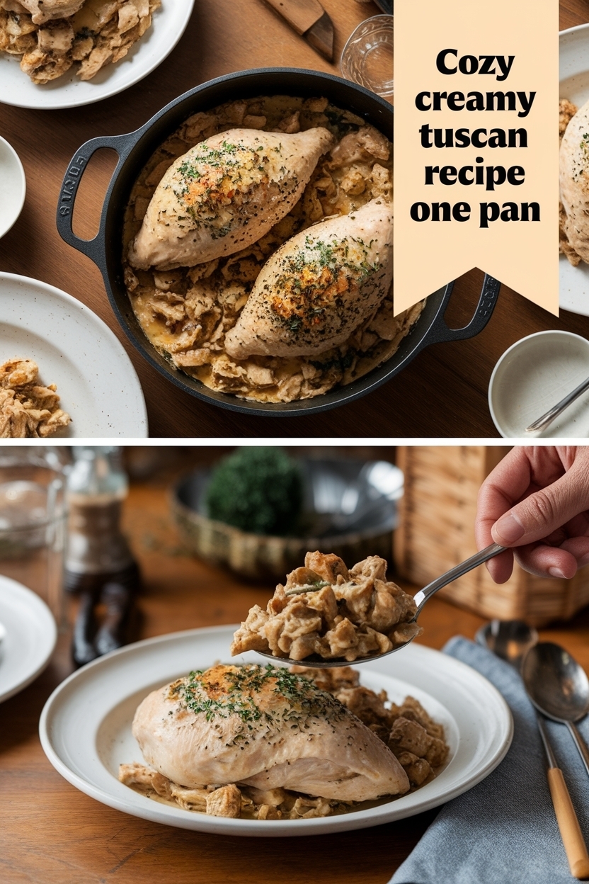 creamy tuscan chicken recipe one pan