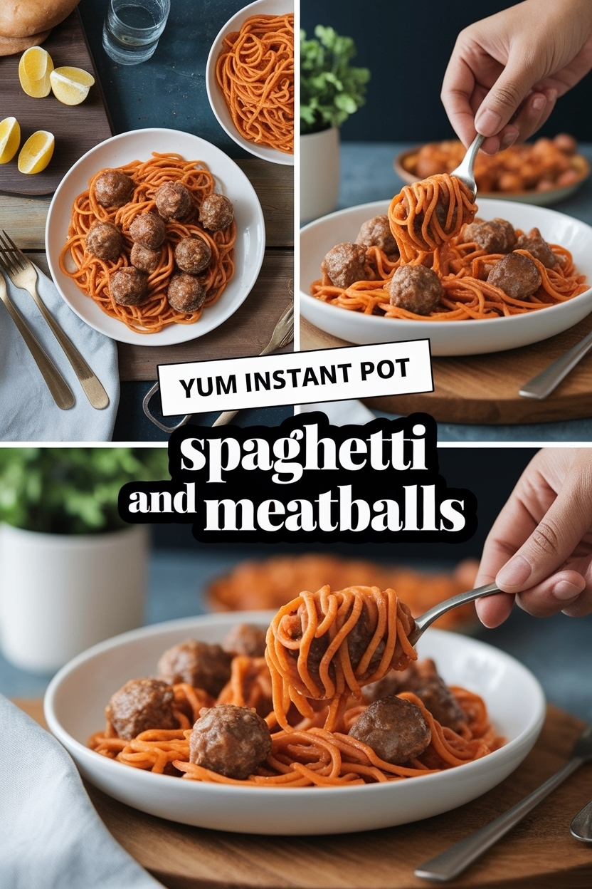 instant pot spaghetti and meatballs