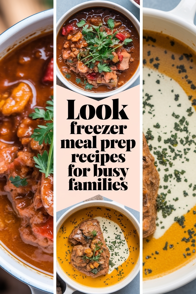 freezer meal prep recipes for busy families