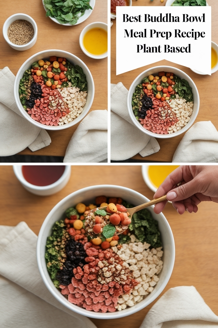 buddha bowl meal prep recipe plant based