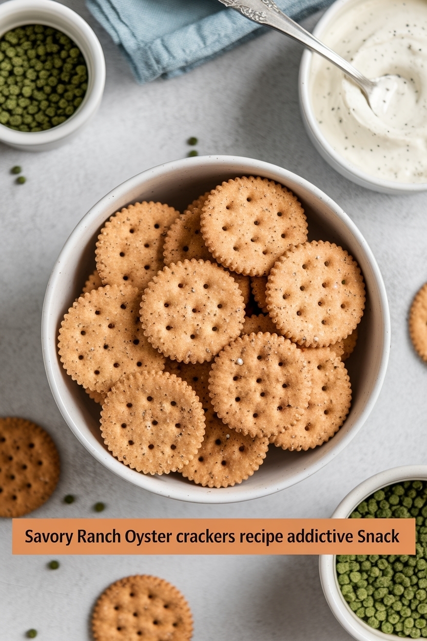 ranch oyster crackers recipe addictive snack