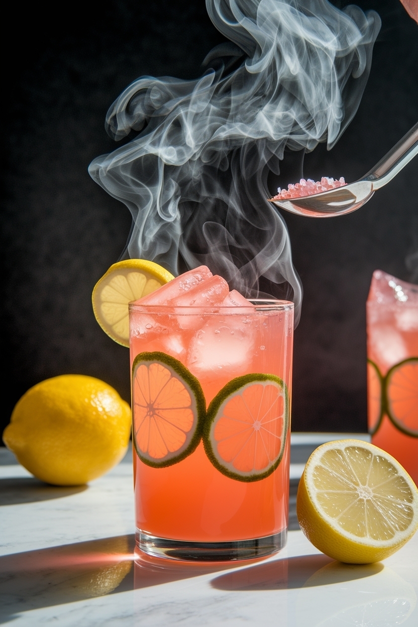 himalayan pink salt lemonade electrolyte
