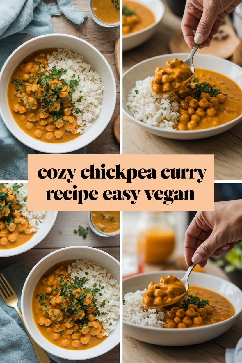 chickpea curry recipe easy vegan