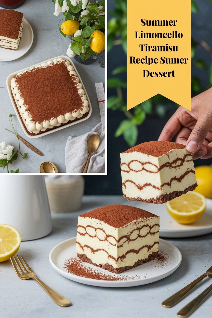 limoncello tiramisu recipe summer dessert