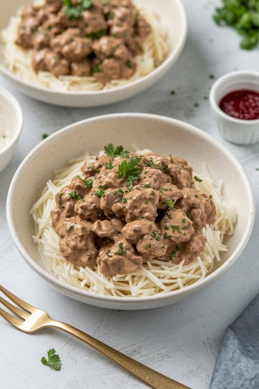 low carb beef stroganoff recipe easy