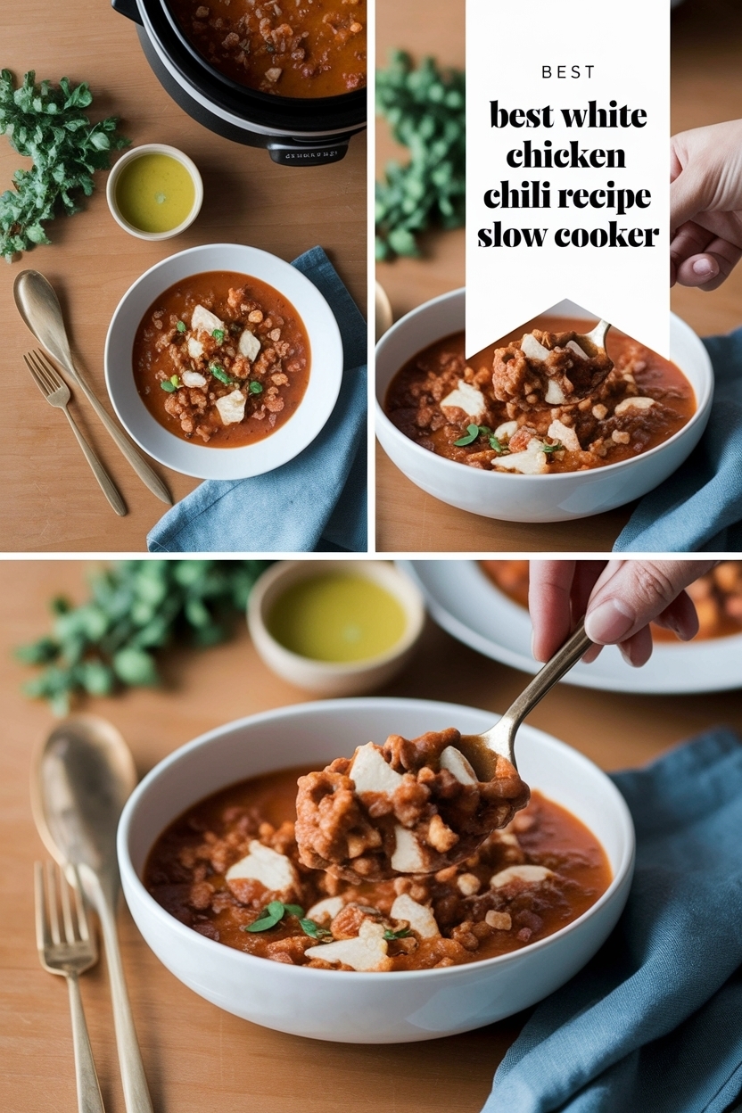 white chicken chili recipe slow cooker