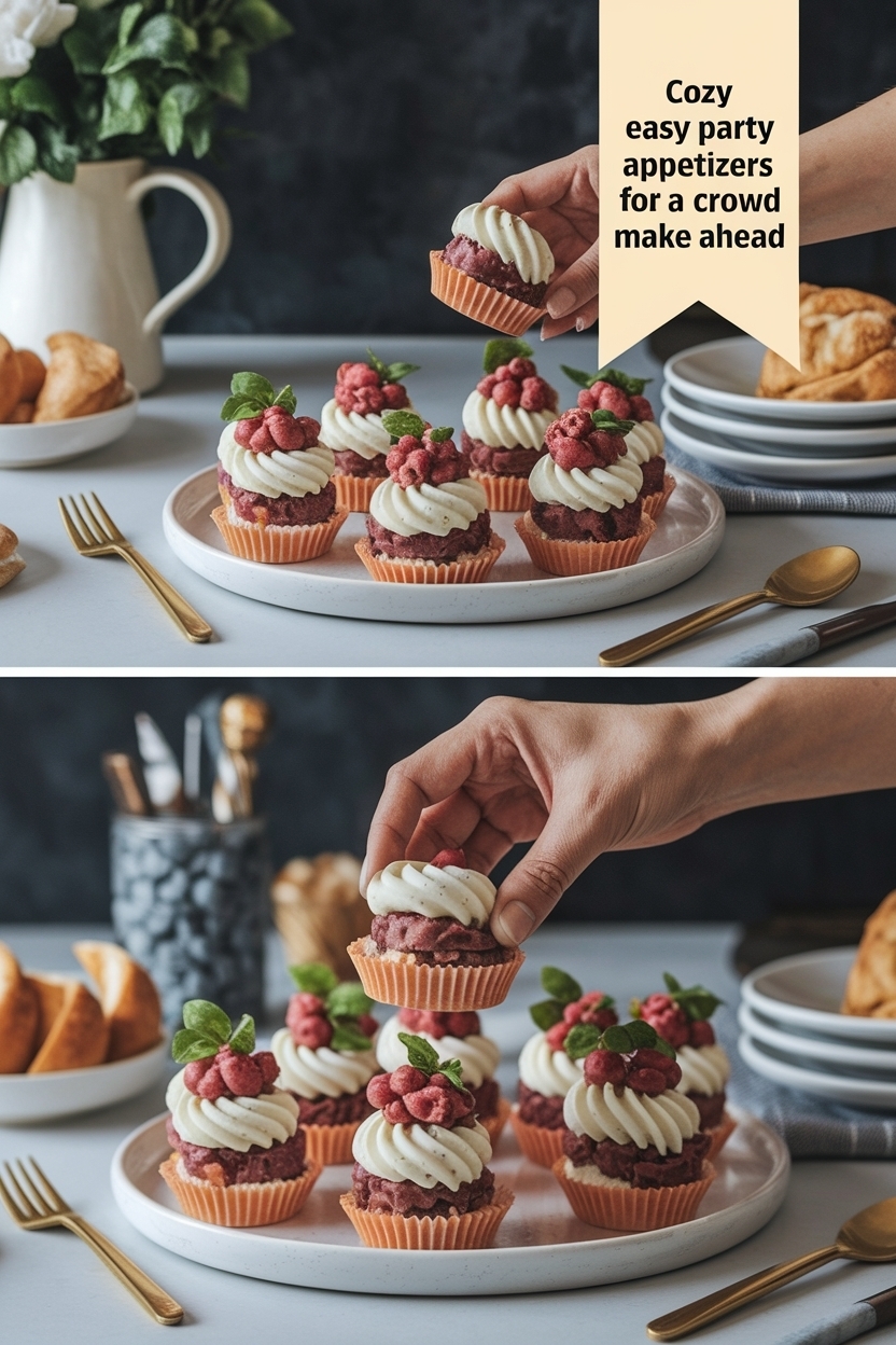 easy party appetizers for a crowd make ahead