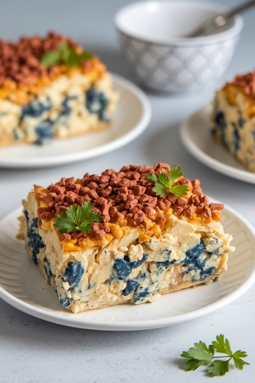 low carb chicken cordon bleu casserole