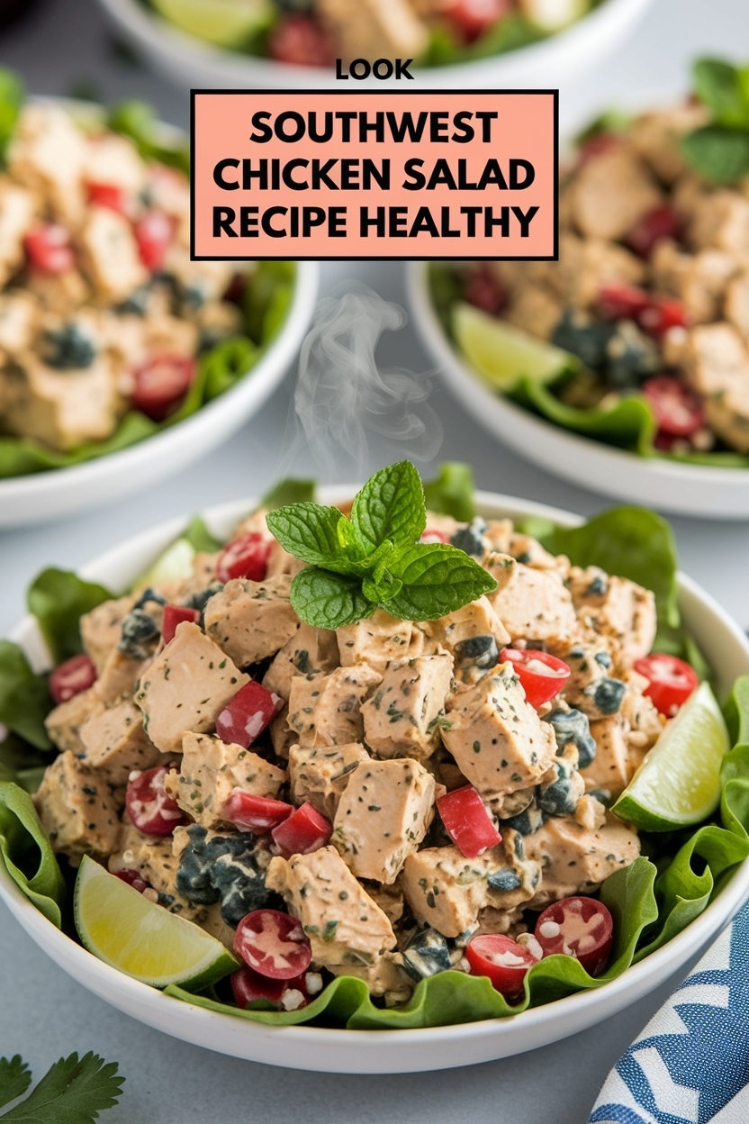 southwest chicken salad recipe healthy