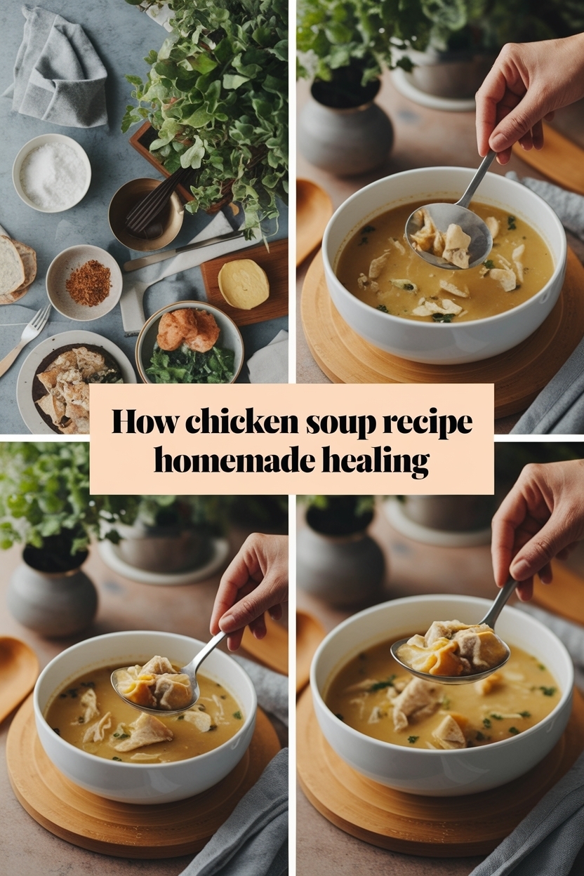 chicken soup recipe homemade healing