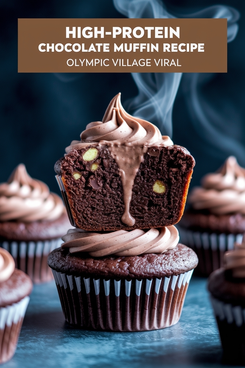 chocolate muffin recipe olympic village viral