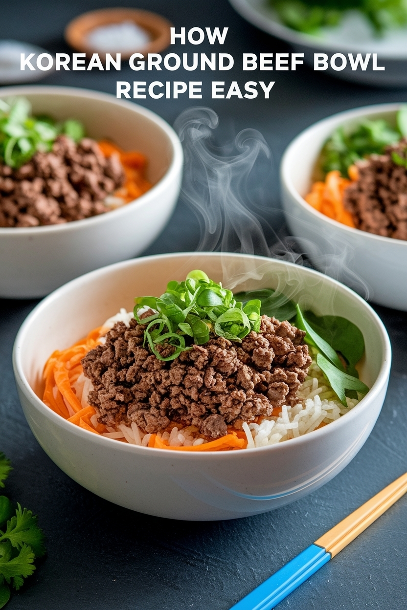 korean ground beef bowl recipe easy