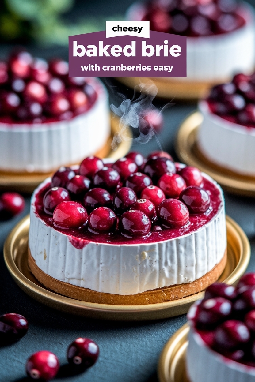 baked brie recipe with cranberries easy