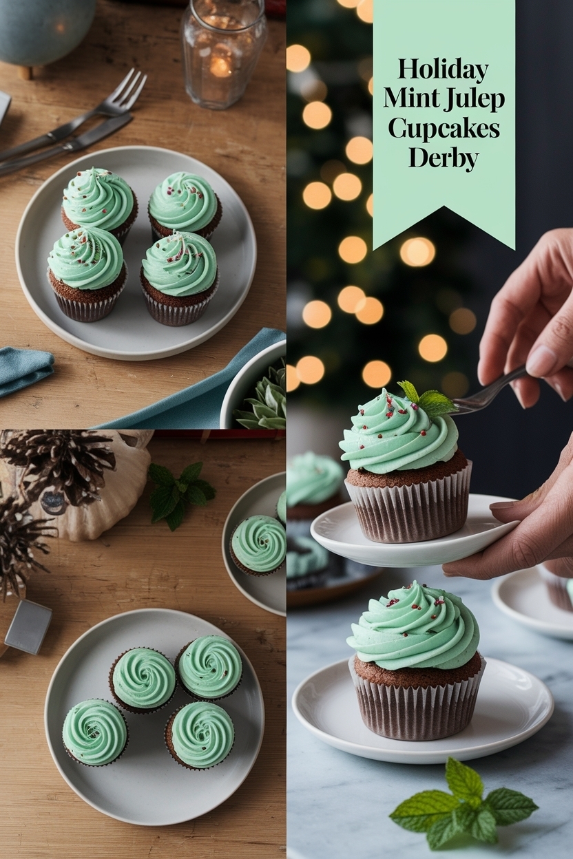 mint julep cupcakes derby