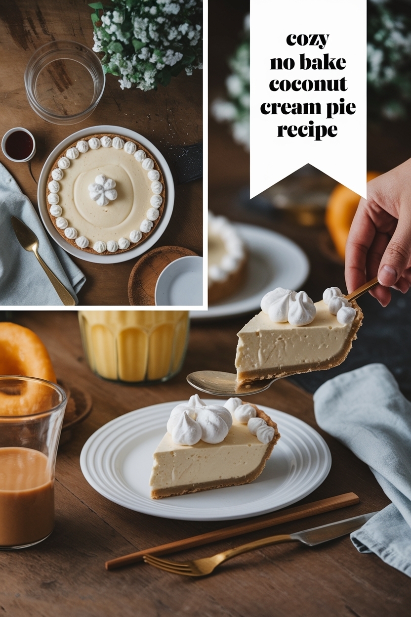 no bake coconut cream pie recipe