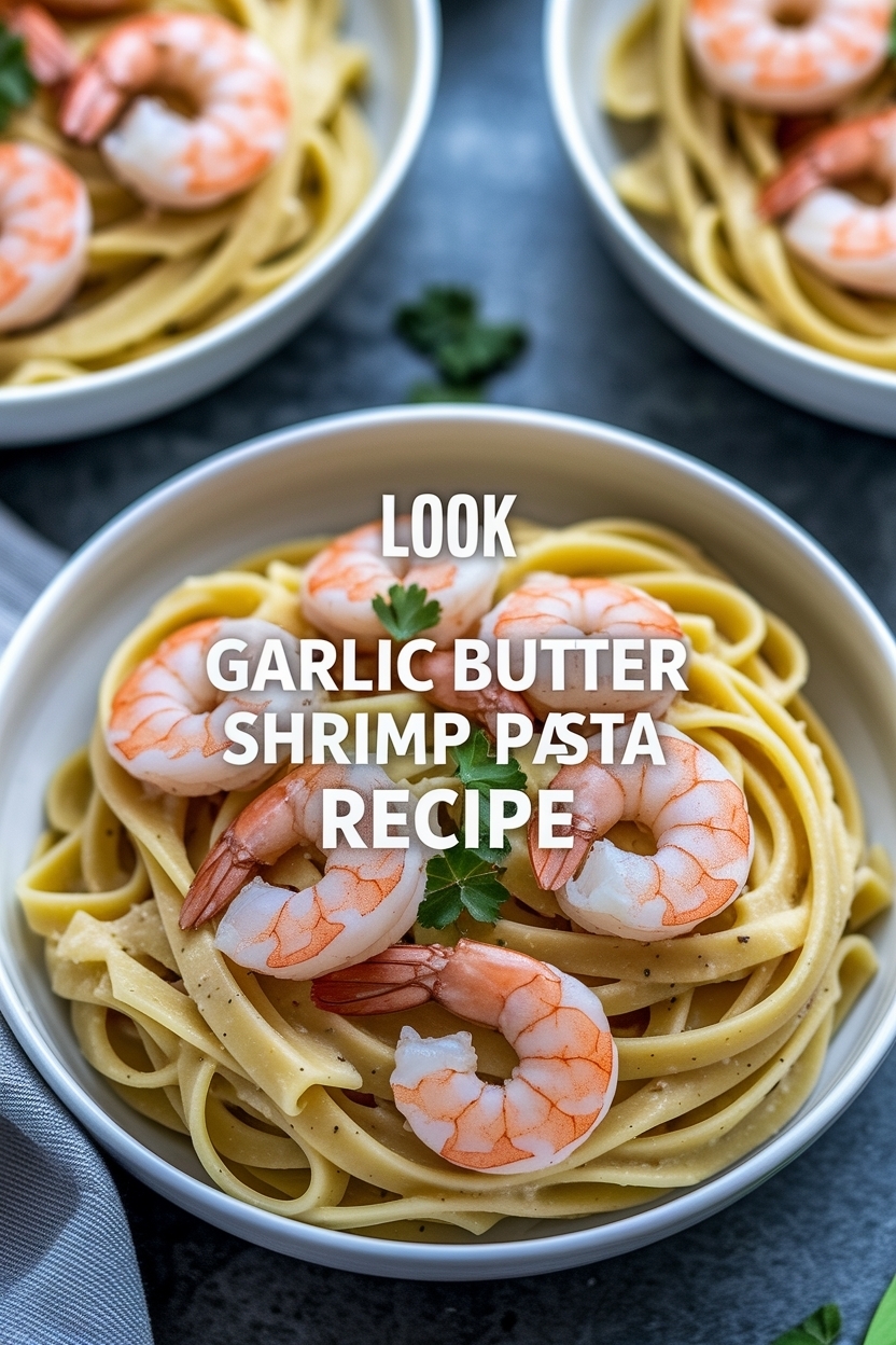 garlic butter shrimp pasta recipe