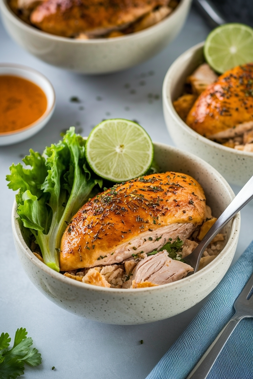 burrito bowl meal prep recipe chicken