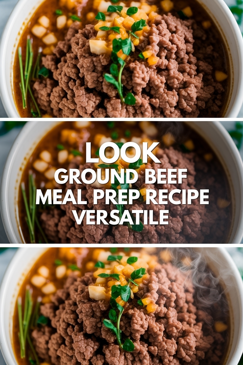 ground beef meal prep recipe versatile