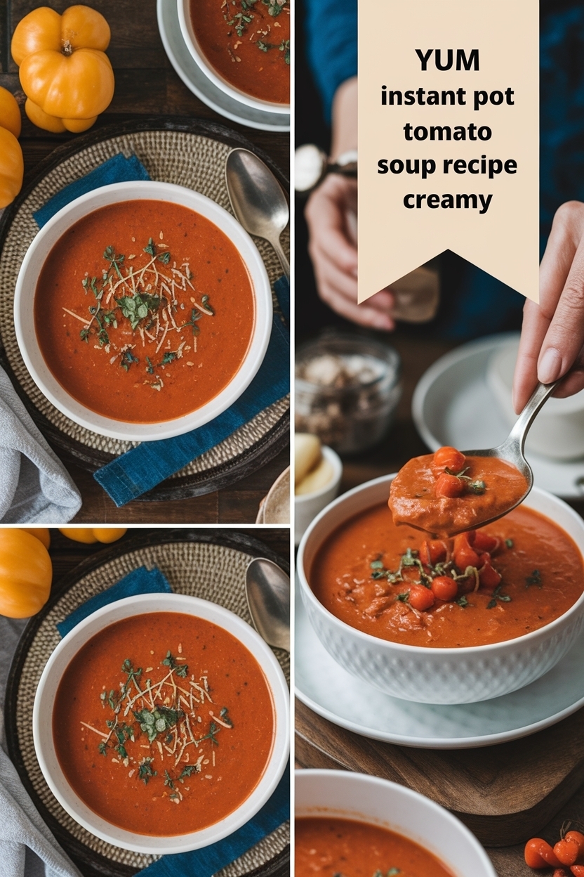 instant pot tomato soup recipe creamy