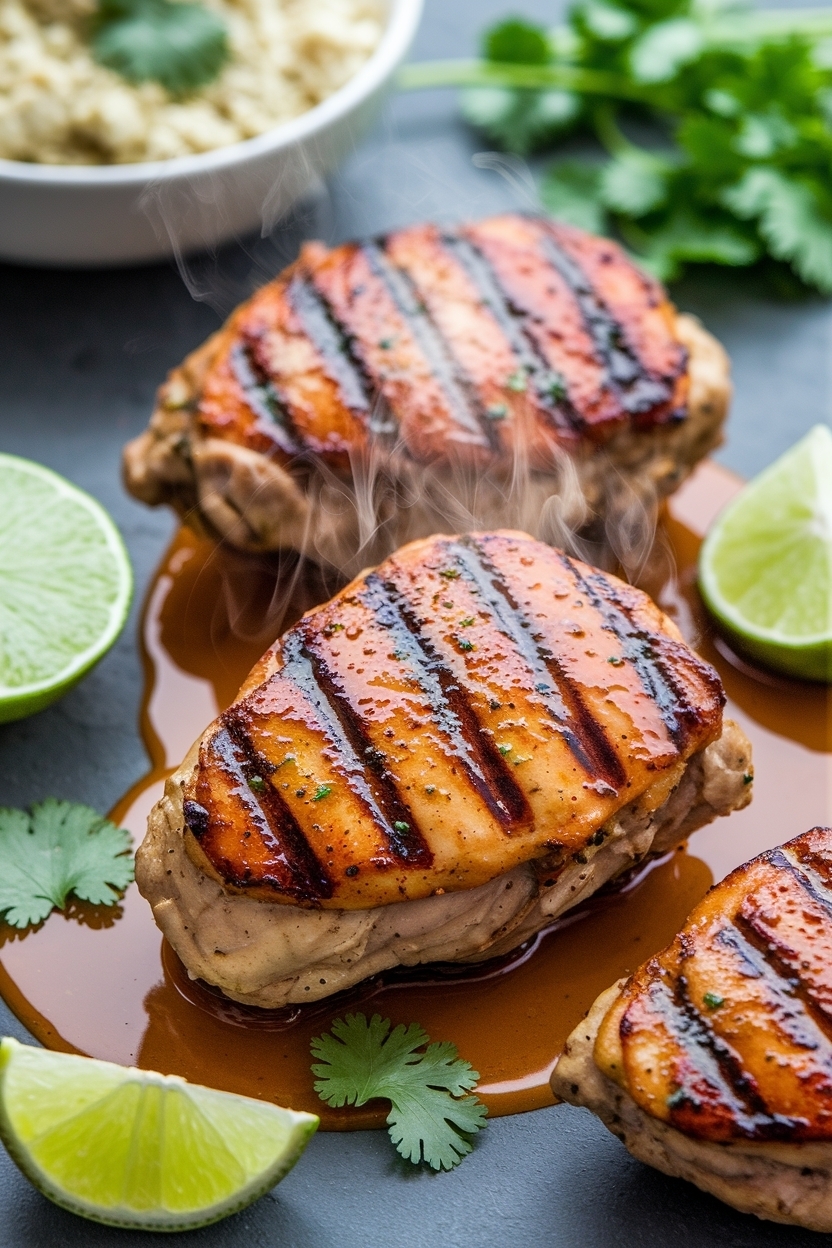grilled chicken thighs cilantro lime