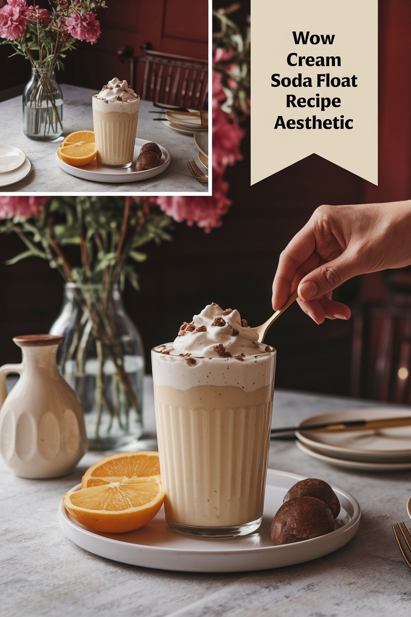 cream soda float recipe aesthetic