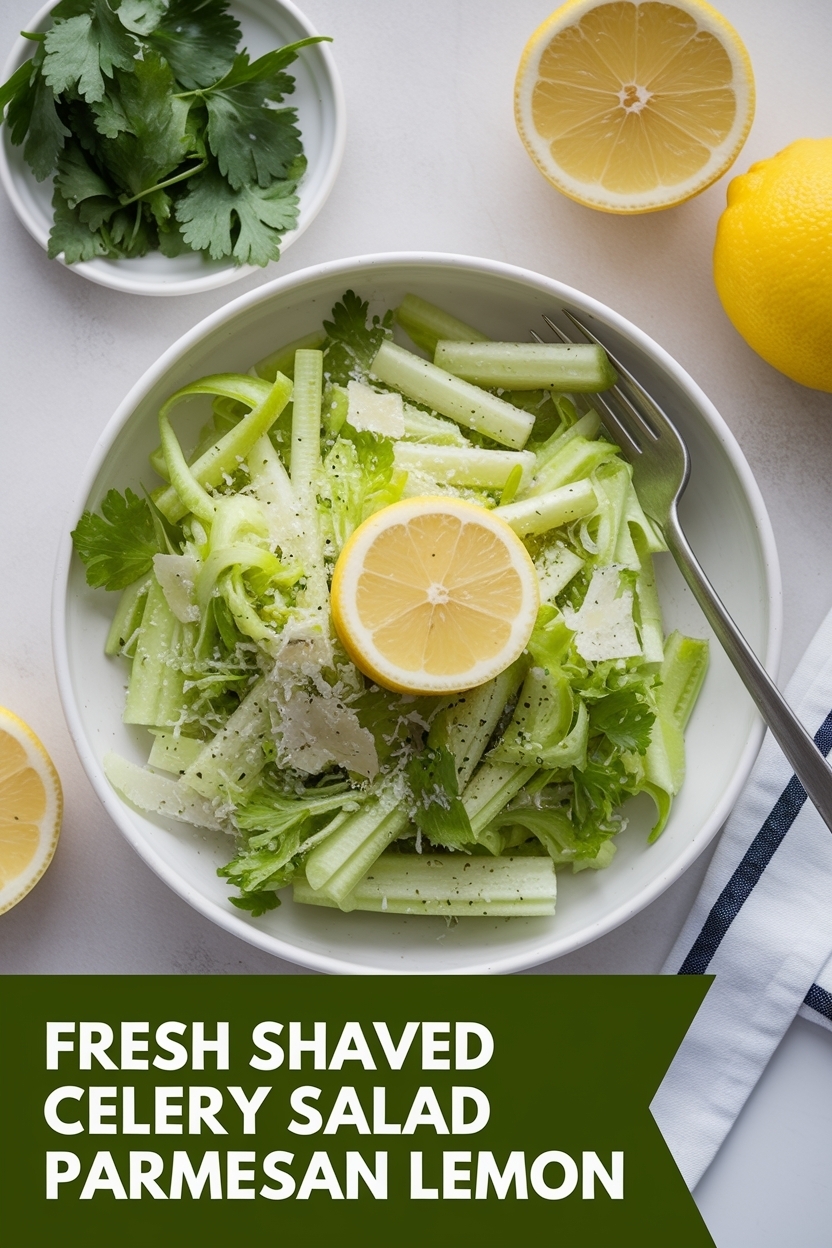 shaved celery salad parmesan lemon