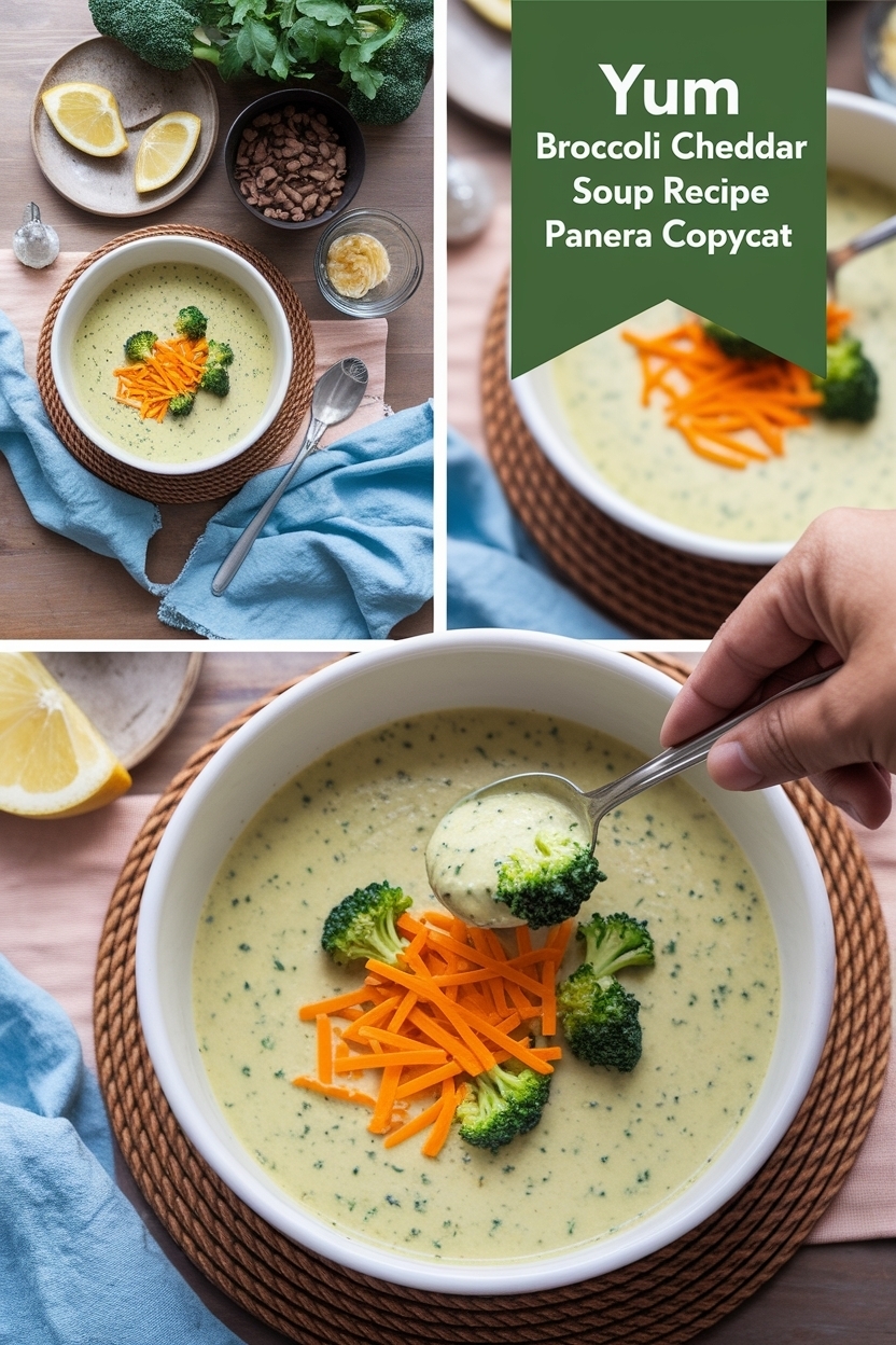 broccoli cheddar soup recipe panera copycat