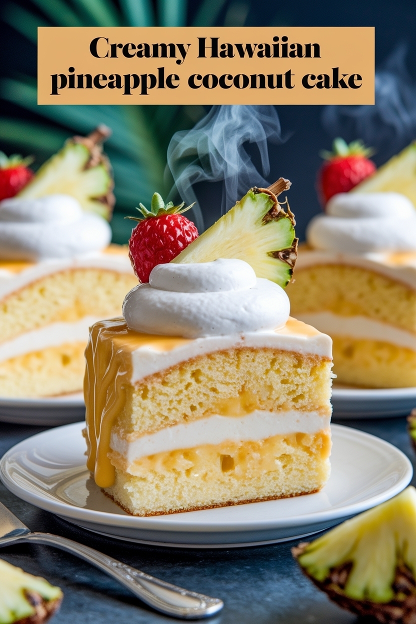 hawaiian pineapple coconut cake