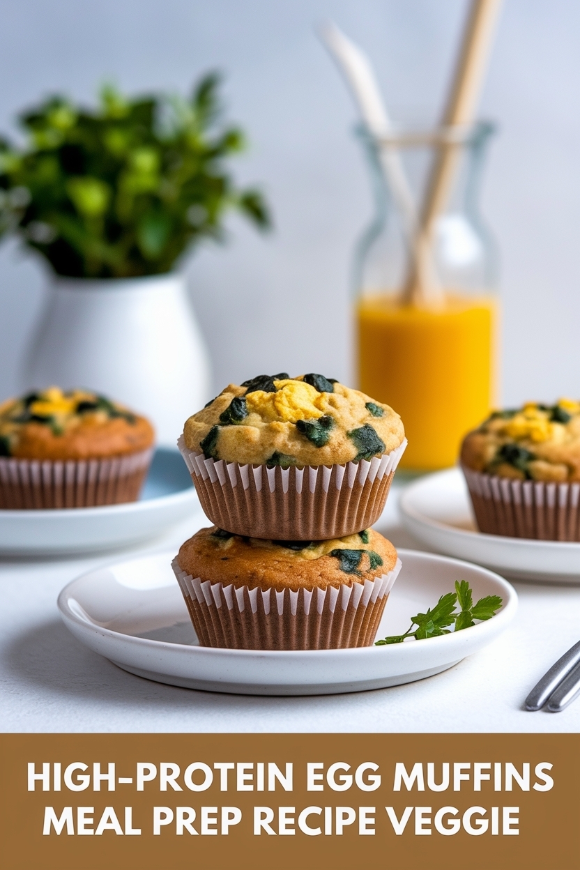 egg muffins meal prep recipe veggie
