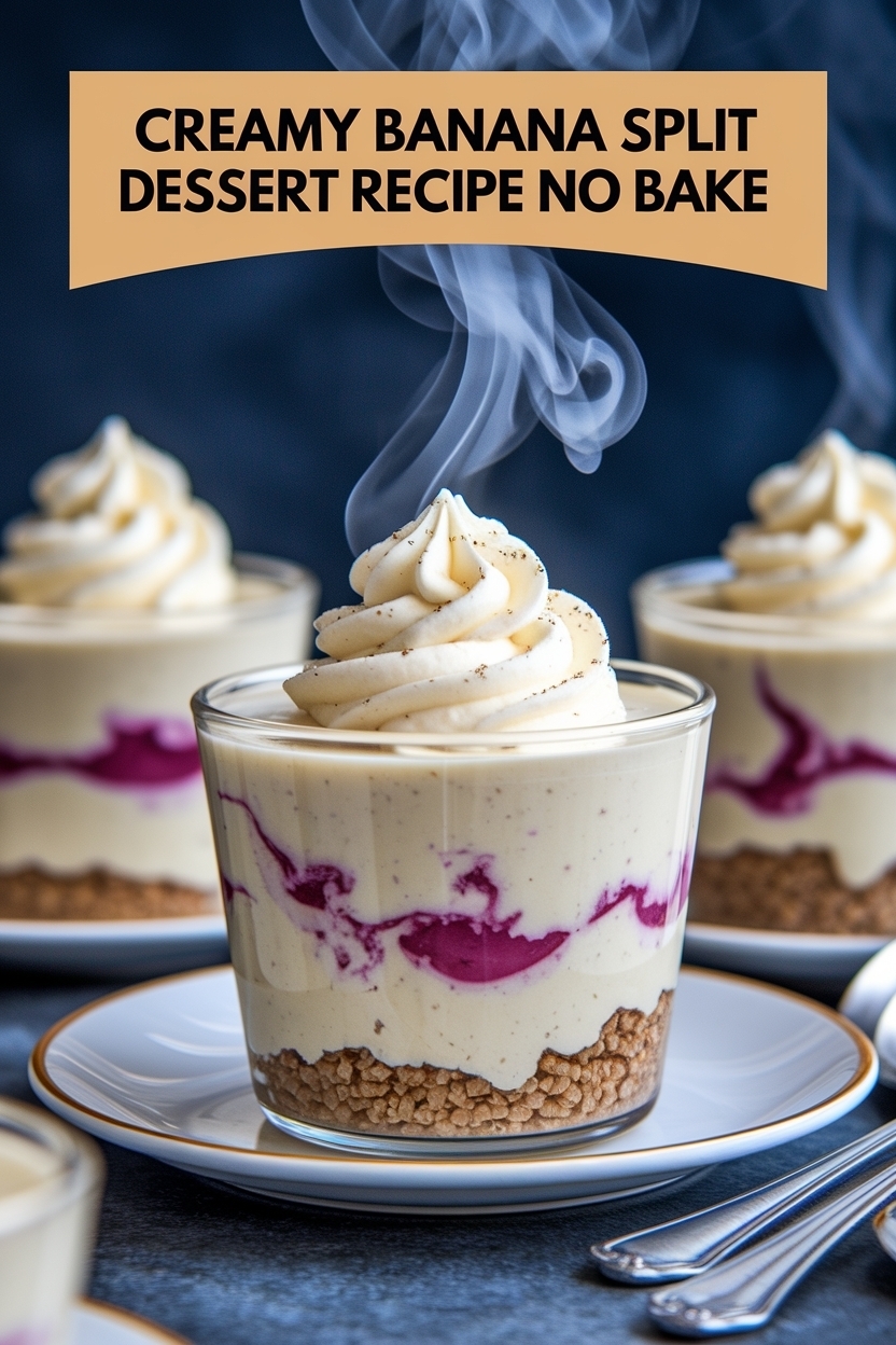 banana split dessert recipe no bake