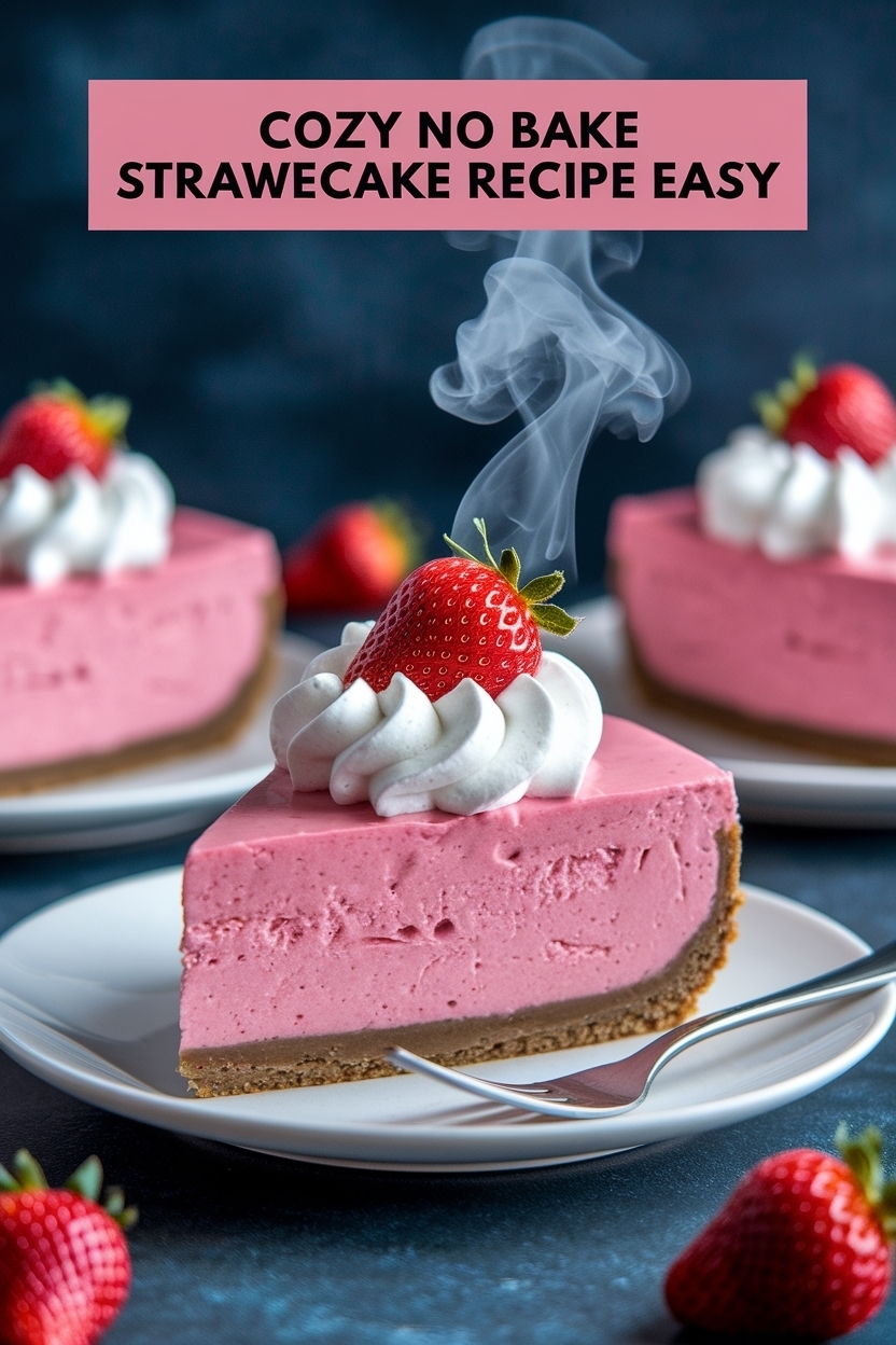 no bake strawberry cheesecake recipe easy