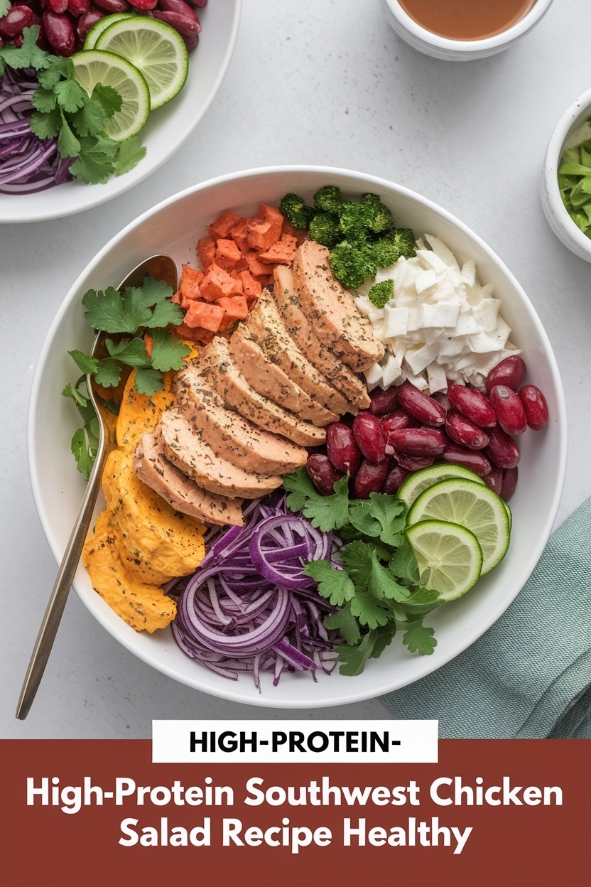 southwest chicken salad recipe healthy