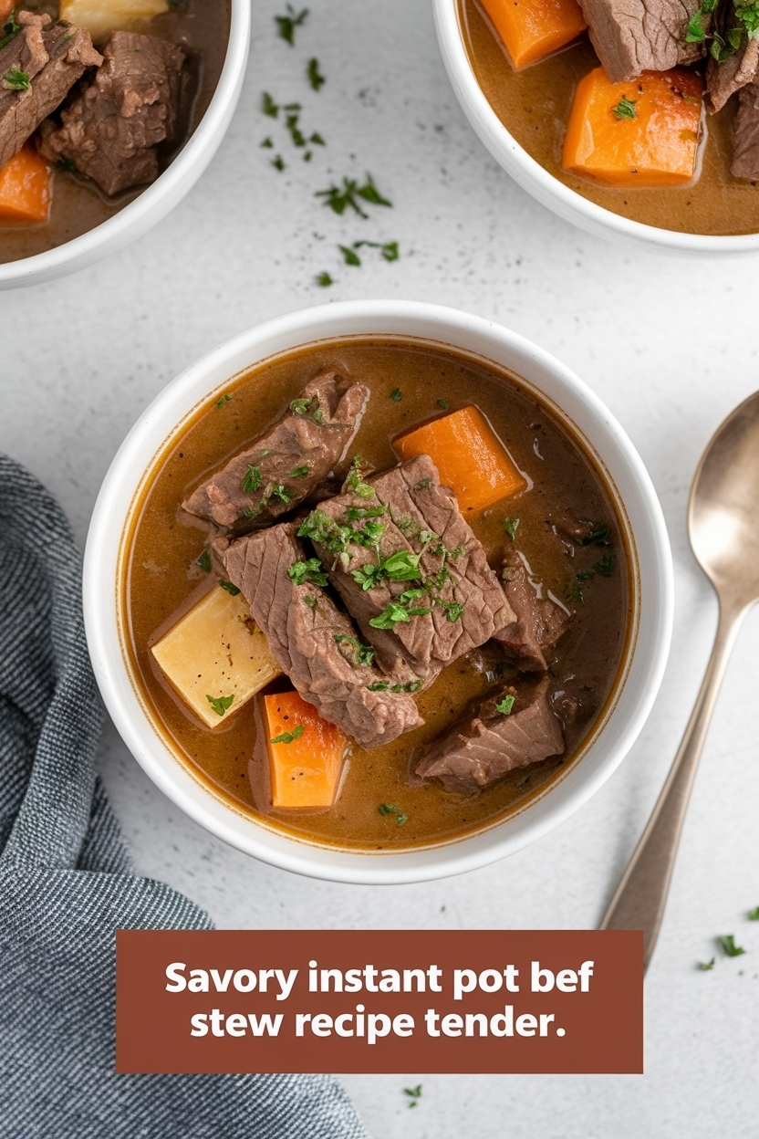 instant pot beef stew recipe tender