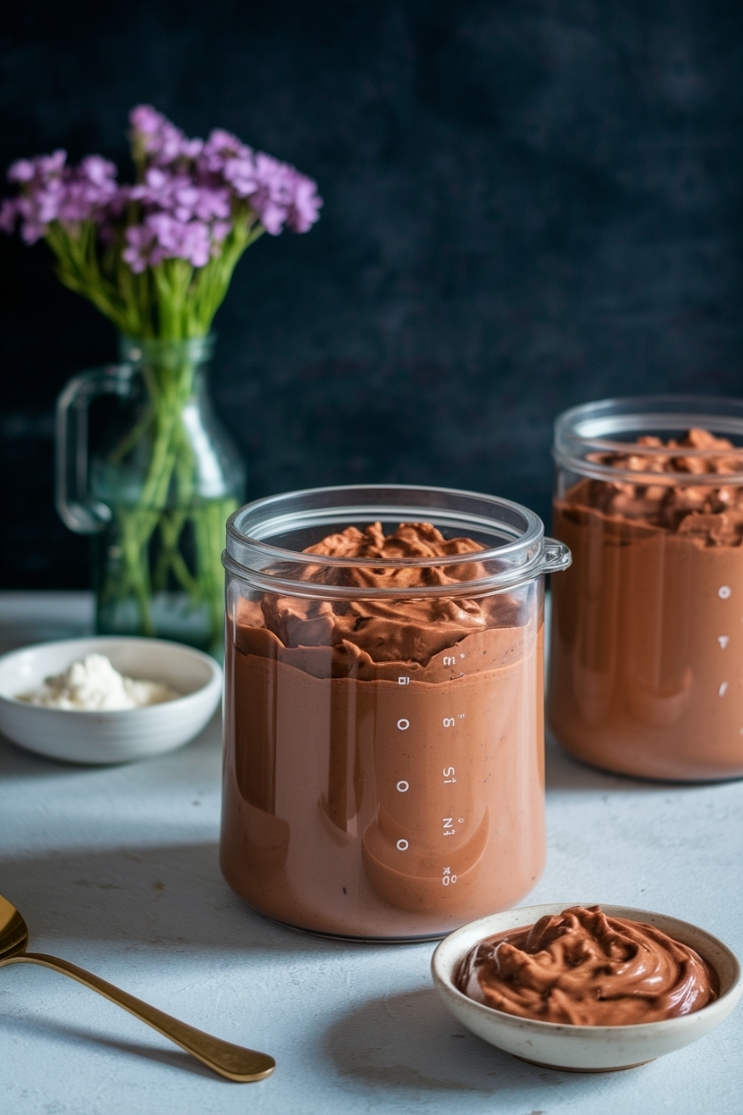 cottage cheese chocolate pudding blender