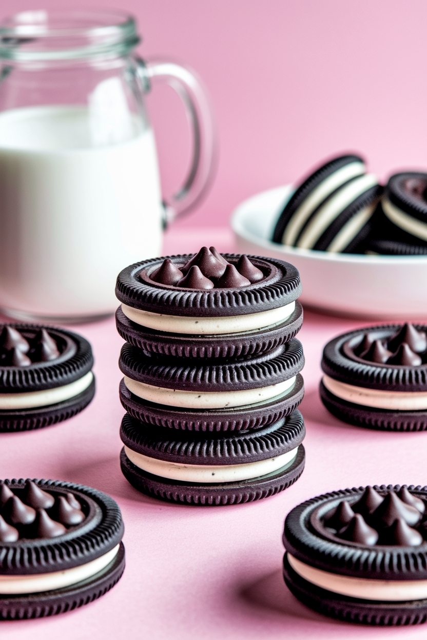 oreo stuffed chocolate chip cookies