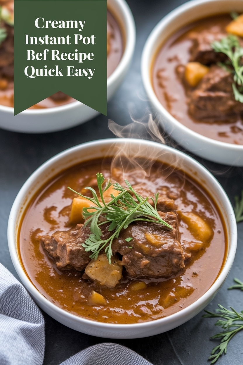 instant pot beef stew recipe quick easy