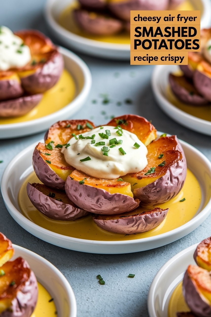 air fryer smashed potatoes recipe crispy