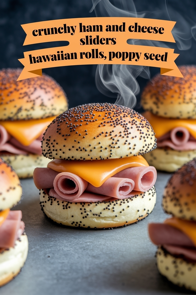 ham and cheese sliders hawaiian rolls poppy seed