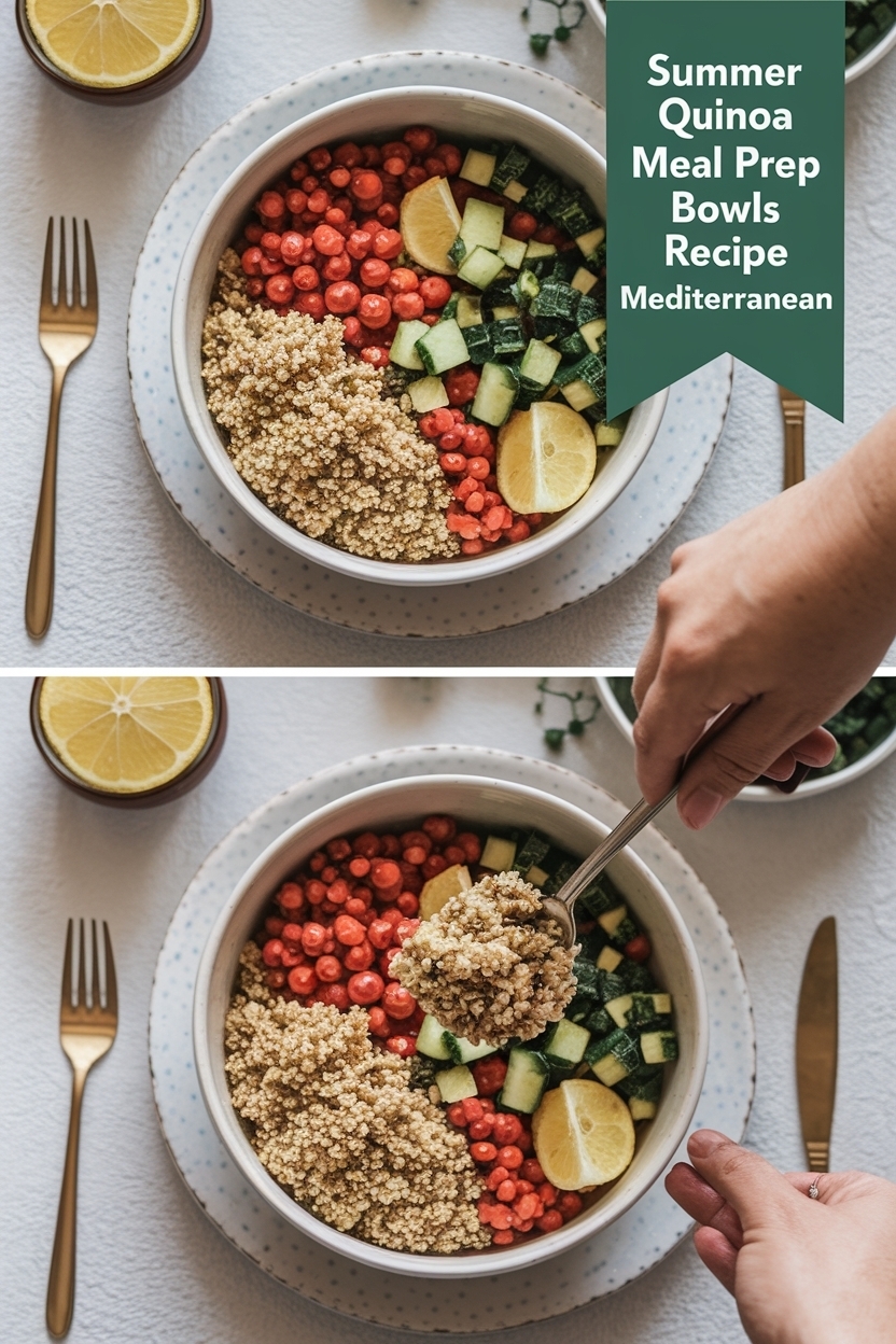 quinoa meal prep bowls recipe mediterranean