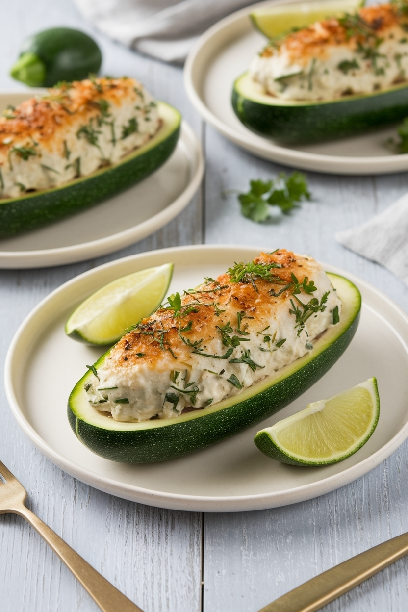 zucchini boats recipe keto stuffed