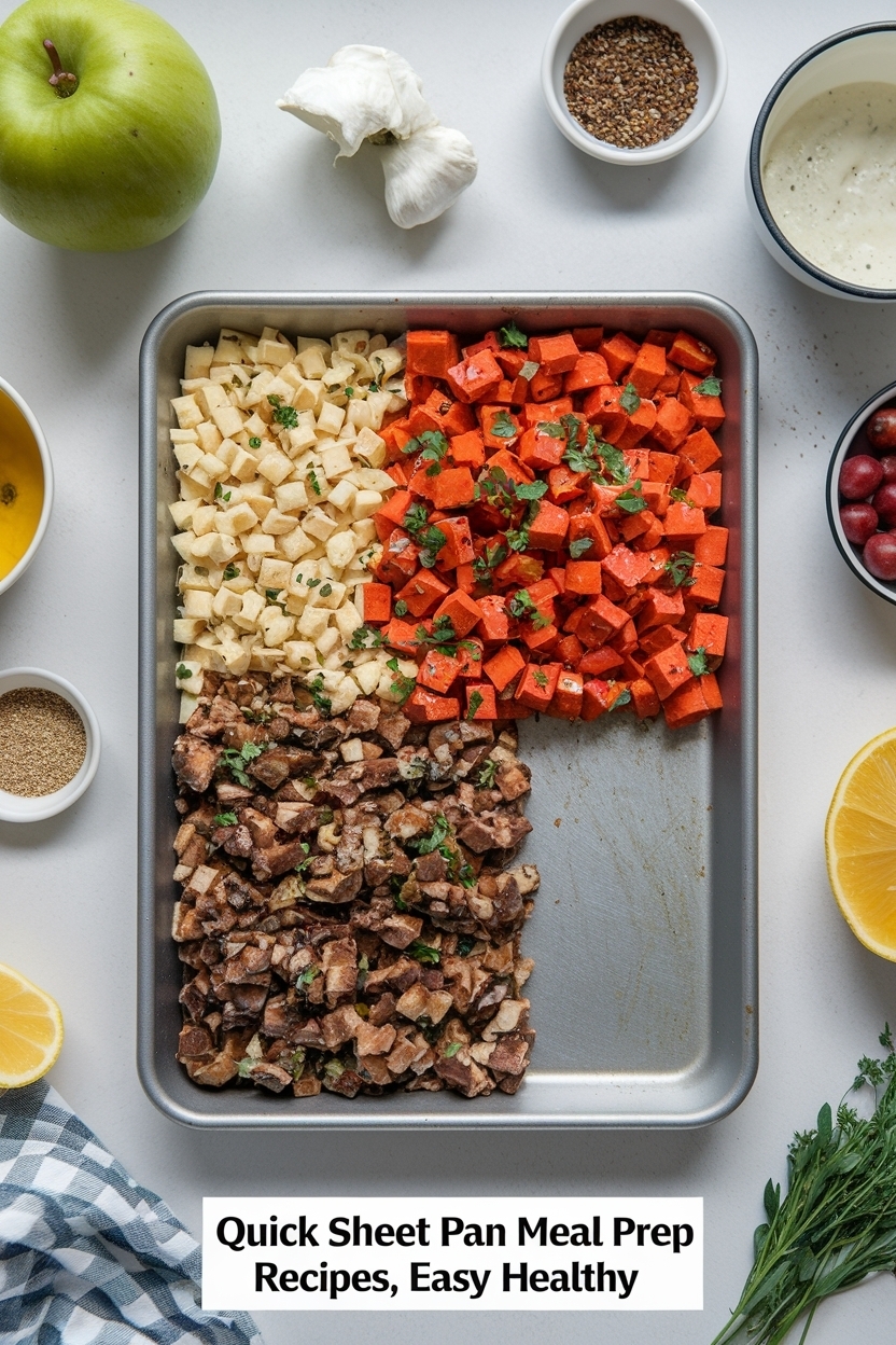 sheet pan meal prep recipes easy healthy