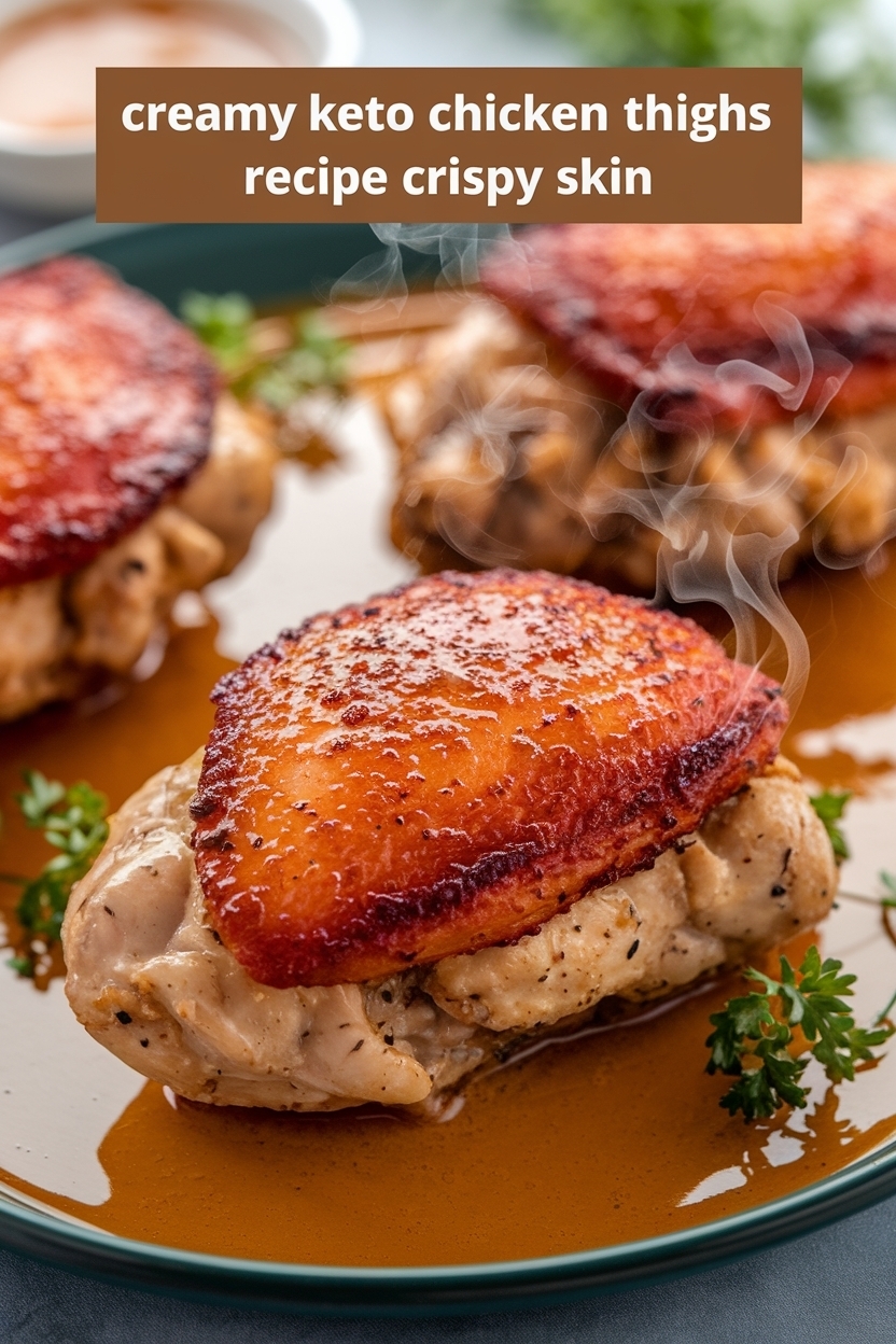 keto chicken thighs recipe crispy skin
