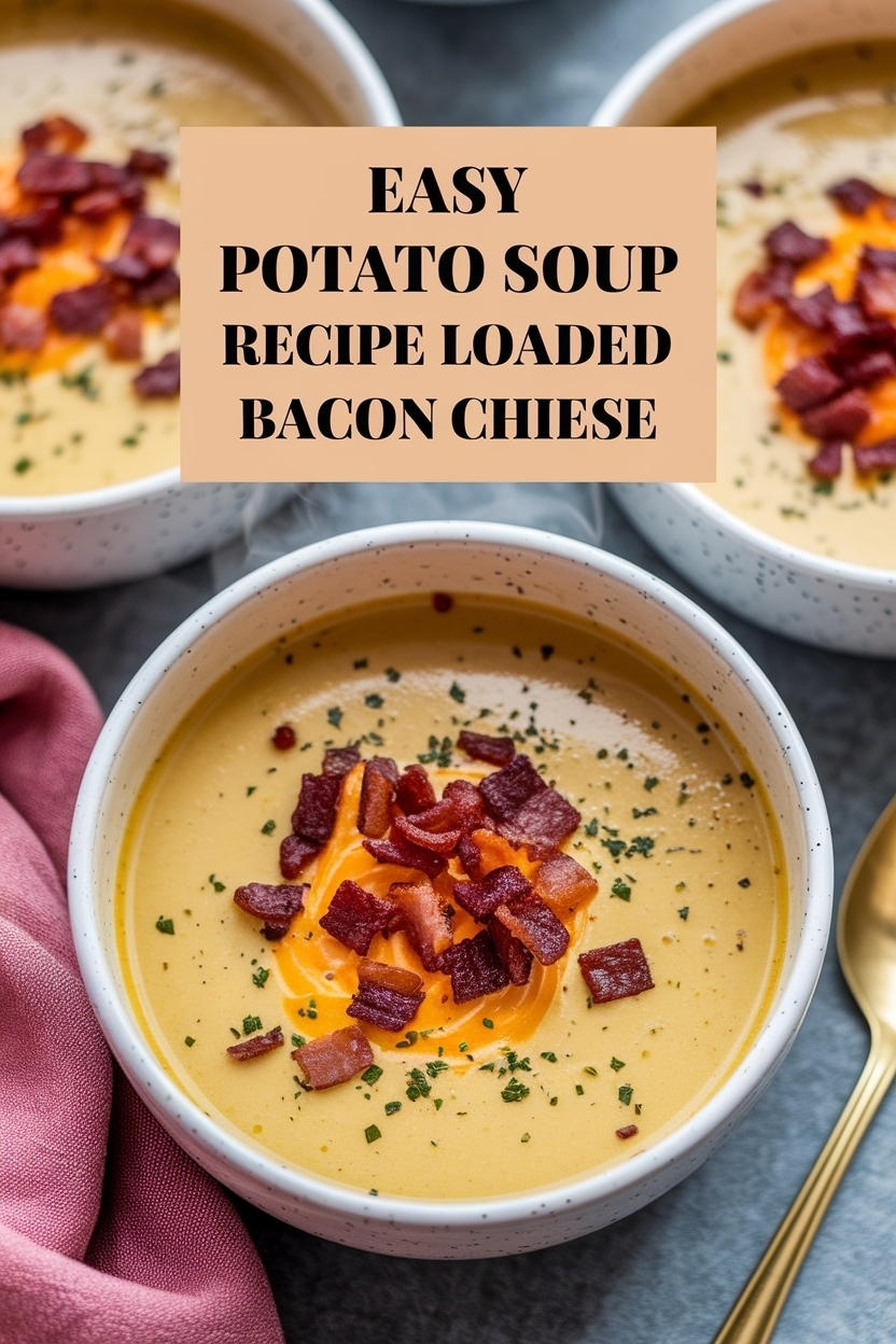 potato soup recipe loaded bacon cheese