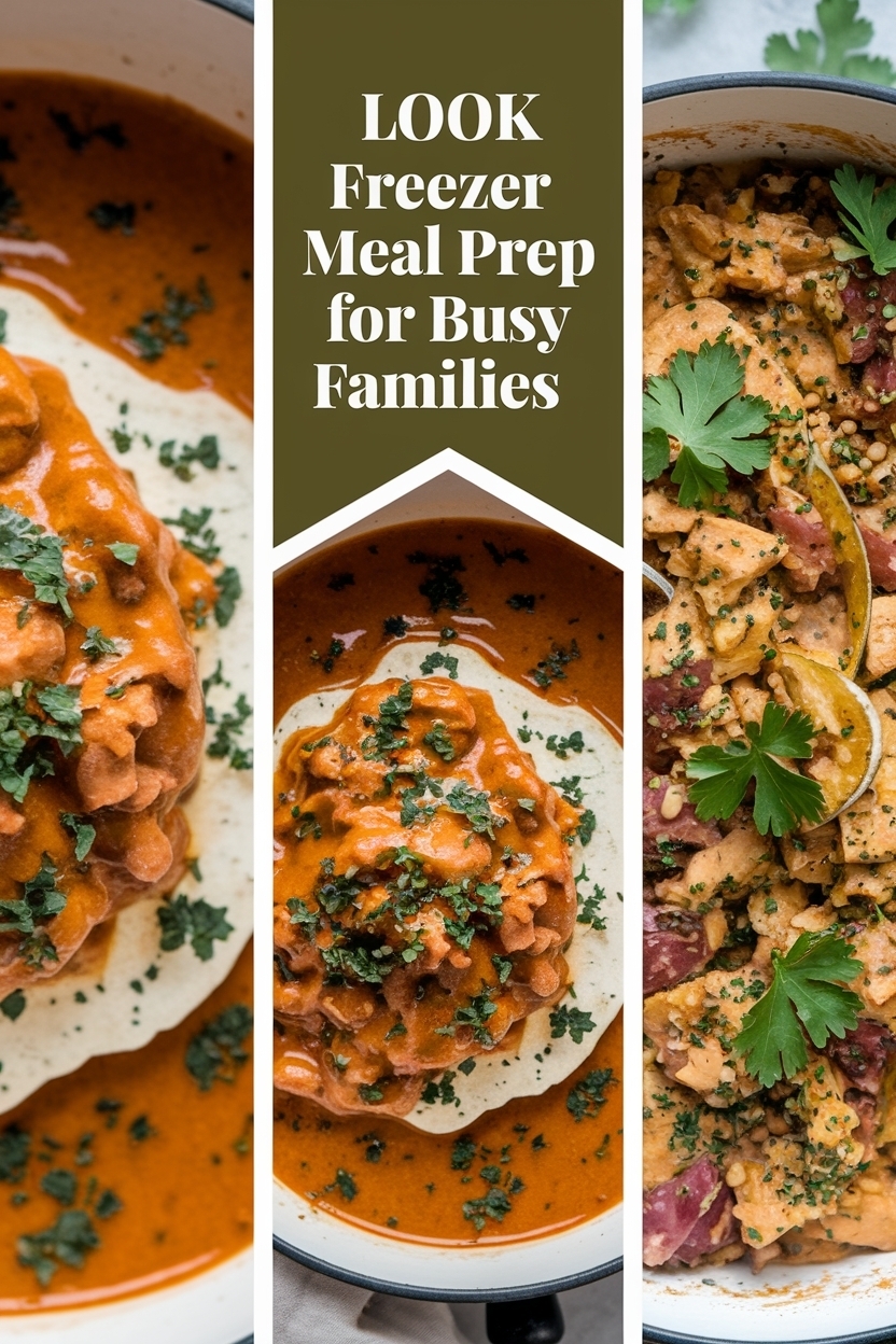 freezer meal prep recipes for busy families